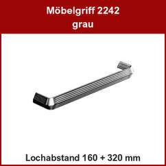 Möbelgriff grau