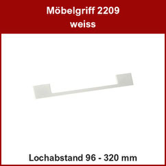 Möbelgriff weiss