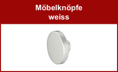 Möbelknöpfe weiss