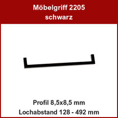 Gehrungsgriff schwarz