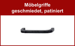 Möbelgriffe geschmiedet und patiniert
