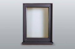 Holz-Alu-Fenster Modern  Alu DM 03   Aussenansicht