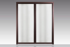 Holz-Alu-Balkontür Classic modern-HFM22HWF / Aussenansicht