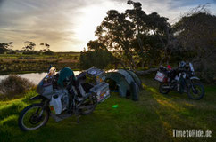 Neuseeland - Motorrad - Reise - Camping auf dem Weg zum Cape Reinga