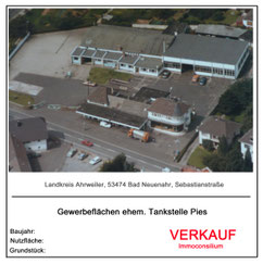 projektentwicklung halle gewerbe tankstelle verkauf architekt makler immoconsilium 53474 bad neuenahr ahrweiler sebastianstrasse 