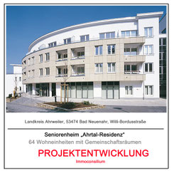 projektentwicklung seniorenheim residenz architekt planung vertrieb immoconsilium 53474 bad neuenahr ahrweiler verkauf kapitalanlage