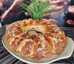 Nussschnecken-Kranz