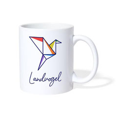 Tasse mit Landvogel-Logo