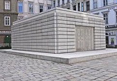 Holocaust memorial in Vienna at Judenplatz