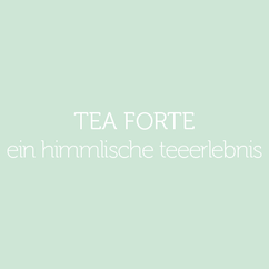 tea forte, tee, genus, bio, vegan, design