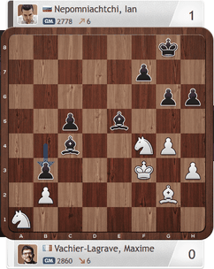 Nepomniachtchi-Vachier-Lagrave, Partie 4, Magnus Carlsen Invitational