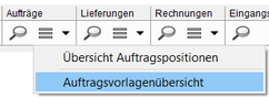 Auftragsvorlagenübersicht