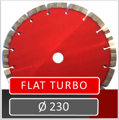 Prodito Flat turbo zaagblad 230mm