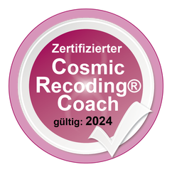 Siegel fuer zertifizierten Cosmic Recoding(R) Coach