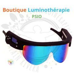 alain rivera avec lunettes luminotherapie PSIO PREMIUM 3.0 noire