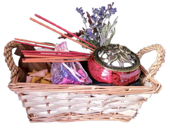 Geschenkkorb "Räucherwerk", positiv wirkende energetische Räucherung für Haus  & Garten, € 28,20