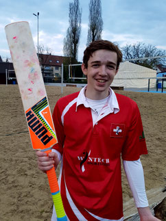 The bat that scored 64 runs with Ruan the owner!