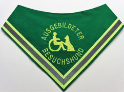 Therapie Begleithund Kenndecke / Halstuch, Besuchshund, Schulhund,Azubi
