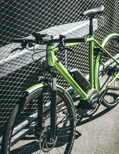 Die verschiedenen Typen von Speed Pedelecs kann man sich im Shop in Schleswig anschauen