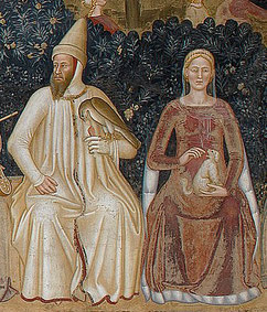 Bernabo Visconti et son épouse