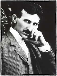 Nikola Tesla in famoso ritratto