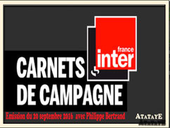 Atataye sur France Inter aux Carnets de Campagne, l'émission qui met en lumière les initiatives environnementales et sociales.