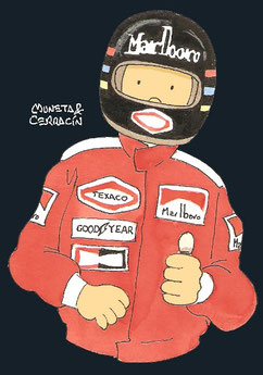 James Hunt by Muneta & Cerracín