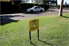 Jogging Running Only sign