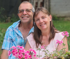Stéphane et Cecile, propriétaire de l'établissement Flânerie au Maine à Salviac