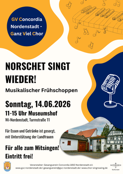 NORSCHET SINGT WIEDER - GVC Mitsing-Frühschoppen 14.6.2026