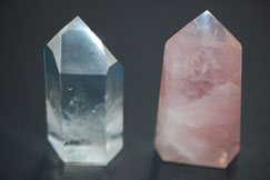 Quartz et Quartz Rose