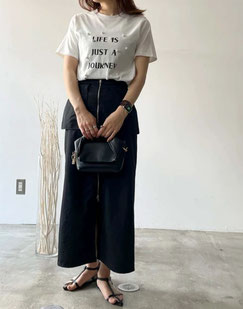 パール付きロゴT  【SALE】1,880円(税込)   