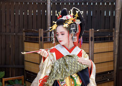 太宰府舞妓、花魁体験