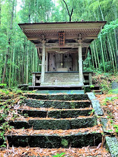 ▲八幡神社。祭日は毎年８月15日