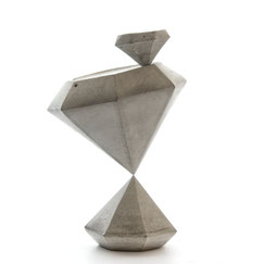 Sunday concrete diamond sculpture still-life for the August PASiNGA challenge