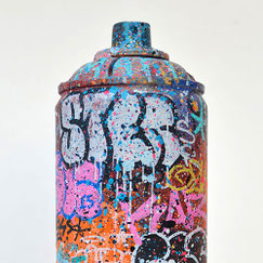 custom spray can bombe peinture customisée œuvre originale artistique objet design achat art streetart graffiti savoie chambéry lyon france rhone alpes graffmatt