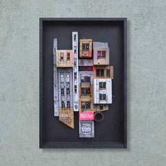 GRAFFMATT - Achat oeuvre dessin original artiste chambéry streetart palette bois œuvre d'art décoration tendance sculpture urbaine ville immeuble