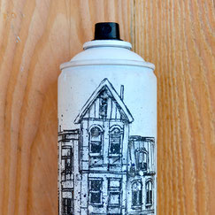 custom spray can bombe peinture customisée œuvre originale artistique objet design achat art streetart graffiti savoie chambéry lyon france rhone alpes graffmatt