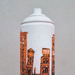 custom spray can bombe peinture customisée œuvre originale artistique objet design streetart graffiti savoie chambéry lyon france rhone alpes graffmatt