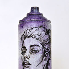custom spray can bombe peinture customisée œuvre originale artistique objet design achat art streetart graffiti savoie chambéry lyon france rhone alpes graffmatt
