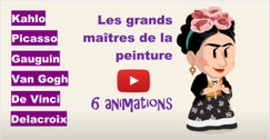 6 grands maîtres de la PEINTURE