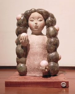 加茂幸子 陶の彫刻展 - 九つ井 山の上ギャラリー