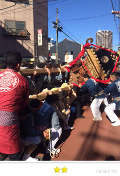 弾正睦さん: 若駒會新年神輿渡御(荒川区)