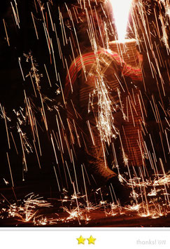 Daisukeさん：豊川進雄神社例大祭（手筒花火）