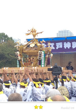 二郎さん：大江戸神輿まつり in 木場公園