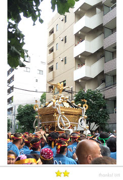 大鐡さん：鳥越祭