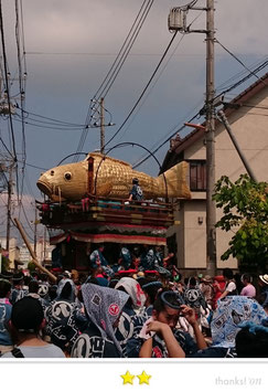 門前人さん：本宿八坂神社祇園祭(佐原の大祭)