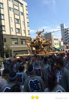 大鐡さん：深川神明宮例大祭