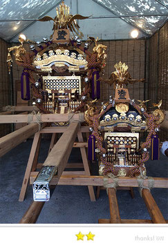 岡倉司郎さん：鉄砲洲稲荷神社例大祭  湊三丁目大小神輿