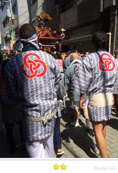大鐡さん：芝大神宮だらだら祭連合渡御
